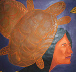 Birthing two turtles 1995