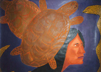 Turtle woman